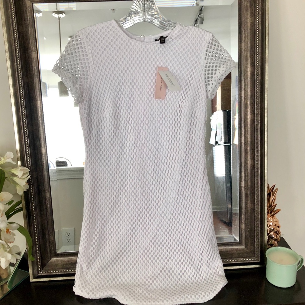 Banana Republic White Dress